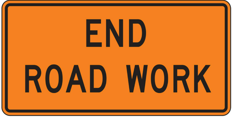 End Road Work