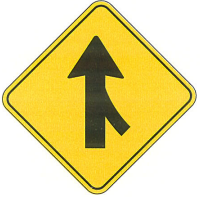 Merging Traffic Ahead (From Right)