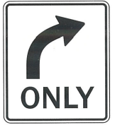 Right Turn Only