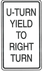 U-Turn Yield                                 To Right Turn